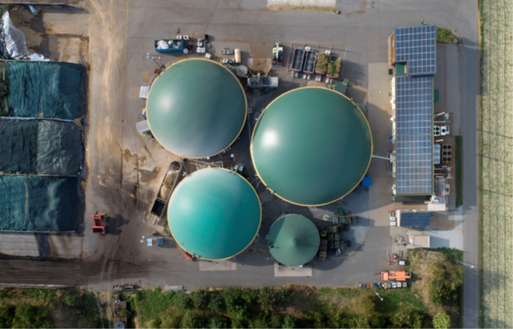 image: three anaerobic digestion plants