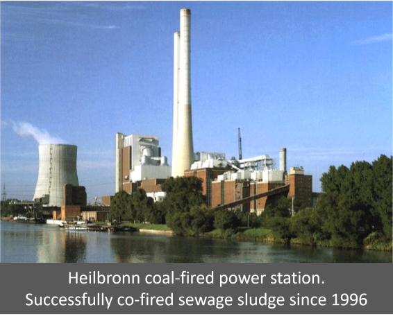 Heilbronn-coal-fired-power-station - has successfully co-fired sewage sludge since 1996